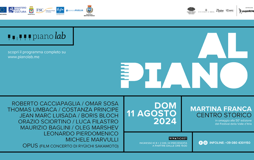 locandina Al Piano - Piano Lab 2024