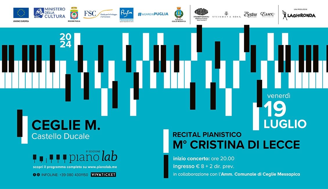 locandina Recital Pianistico Cristina di Lecce