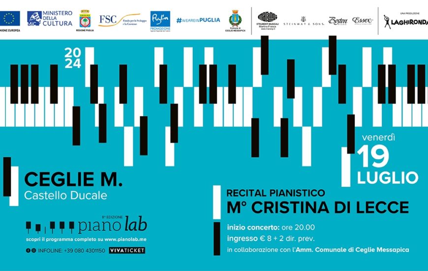 locandina Recital Pianistico Cristina di Lecce