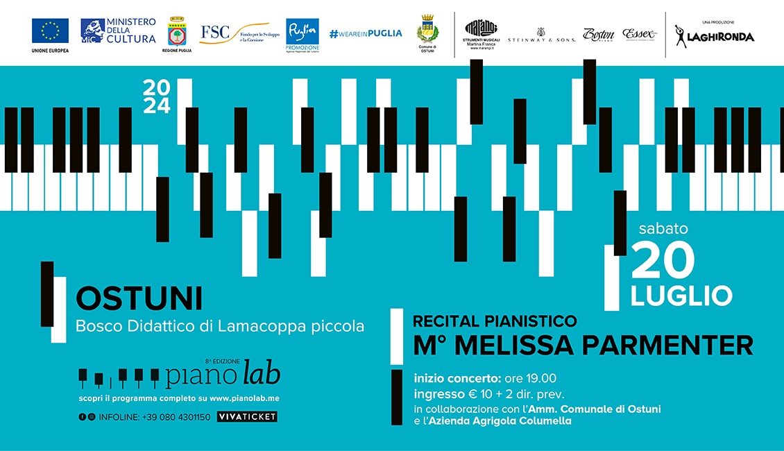 locandina Recital Pianistico Melissa Parmenter