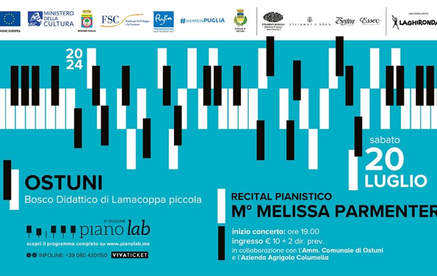 locandina Recital Pianistico Melissa Parmenter