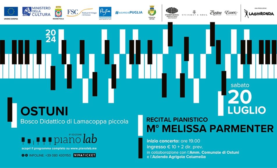 locandina Recital Pianistico Melissa Parmenter